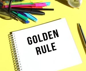 Golden writing rules